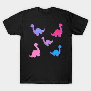 Multicolored dinosaurs for creativity T-Shirt